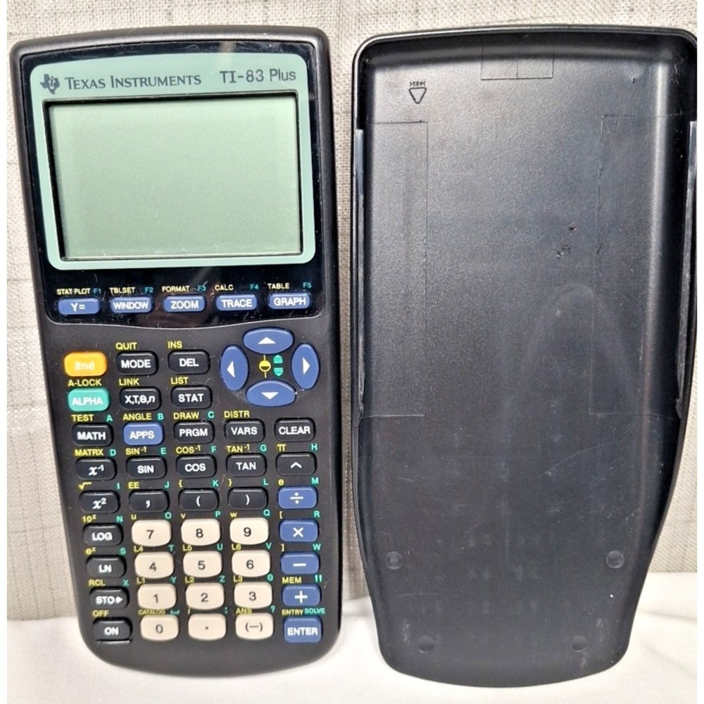 Texas Instruments‎ TI-83 Plus Graphing Calculator With Case Working